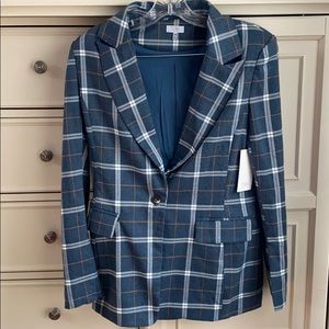 Tobi Plaid Patterned Blazer